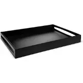 Leopold Vienna - Dienblad rechthoek 55x40x6cm MDF zwart