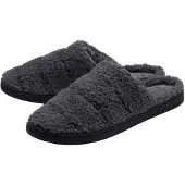 Dunlop Heren Teddy Fleece Muilezels Charcoal Open Rug UK 7-13