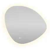 Basic Line Oliva Spiegel Organisch - Indirect LED Verlichting Rondom - 80x70cm - Glas - Organisch - Spiegels, Badkamerspiegels - 8718835684624