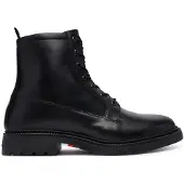 Tommy Hilfiger Veterboots zwart