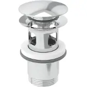 Geberit - Afsluitbare afvoer, ClickClack, glanzend chroom 152.076.21.1