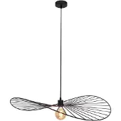 Olucia - JOLINDA - Hanglamp - Zwart - Vorm: Rond