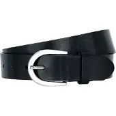 Lindenmann dames leren riem - zwart