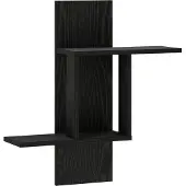 vidaXL Wandplank Zwart eiken 59 x 17 x 63 cm Bewerkt hout