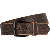 Lindenmann leren heren riem - cognac