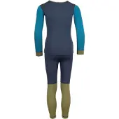 TROLLKIDS - Kid's Merino Baselayer Set II - Merino-ondergoed 98, olijfgroen