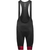 Gore Korte broek C5 Optiline Plus - heren, elastisch, knieleng, zwart-rood - Maat L