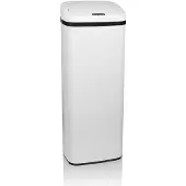Hjh OFFICE Prullenbak CLEAN V met infraroodsensor 50L Staal wit