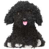 Ginza.se - Plush Dog Black 16 cm (0413515)