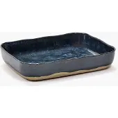Serax Merci ovenschaal no 10 zandsteen 30,1 x 22,3 cm h 5,5 cm grijsblauw