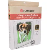 Flamingo hondendeur napoleon wit mt 29x35cm