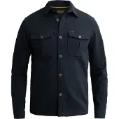 PME Legend overshirt donkerblauw met borstzak