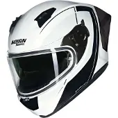 Nolan N60-6 Sport Mesmerico 341 Wit Zwart Metal Integraalhelm - Maat S - Helm