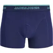Jack & jones Boxershorts 'JACAaron' navy / groen / zwart / wit