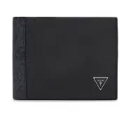 GUESS Portemonnee 'Sidney' donkergrijs / zwart