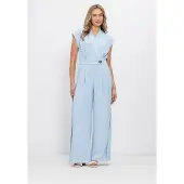 Caroline Biss Dames Jumpsuits 1505 - Lichtblauw - Maat 38