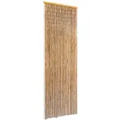 vidaXL Insectenwerend gordijn voor campers, bamboe, 56 x 185 cm