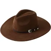 Emilie collection - hoed - cowboy hoed - suede look - bruin