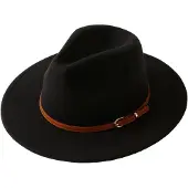 Emilie collection - hoed - zwart - fedora - klassiek