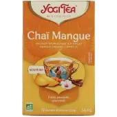Yogi tea 3x Biologische Thee Mango Chai 17 stuks