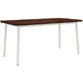 vidaXL Vierkante Eettafel 160 x 80 x 75 cm Massief Acacia Hout