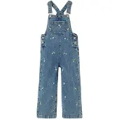 Vertbaudet Geborduurde tuinbroek van denim