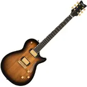 Gretsch LTD Electromatic Black Limba Jet Ebo Sunburst