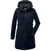 Killtec damesparka, functionele parka met afneembare capuchon, model KOW 165 WMN PRK, waterdicht