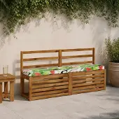 vidaXL 1-delig Bankkussen VUGHT 100% Polyester Meerkleurig