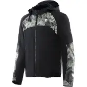 Dainese - Ignite 2 Tex Jas, motorjas van textiel met capuchon, voor heren, zwart