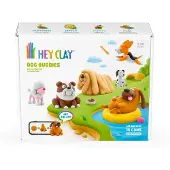 Hey Clay HEJ CLAY Set Buddies, modelleerklei set, honden