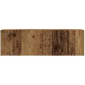 vidaXL 8-delig Tv-meubelset wandmontage bewerkt hout oud houtkleurig