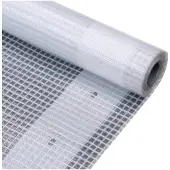vidaXL Dekzeilen 2 st Leno 260 g/m² 4x15 m wit