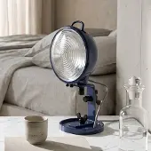 Aluminor Tafellamp Jeep, blauw, Woon-/ Eetkamer, metaal, Design, Tafellamp