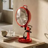 Aluminor Tafellamp Jeep, rood, Woon-/ Eetkamer, metaal, Design, Tafellamp