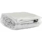 vidaXL Transparante zeildoek met oogjes, 5x5 meter, PVC
