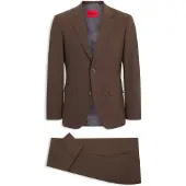 HUGO Tweedelig, slim-fit pak van een wolmix met stretch