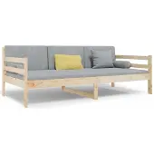 vidaXL Slaapbank zonder matras 90x190 cm massief grenenhout