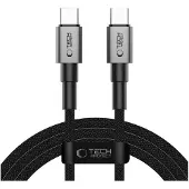 Tech-Protect Ultraboost DNA Type-C kabel, 60W/3A, 200 cm, ijzergrijs