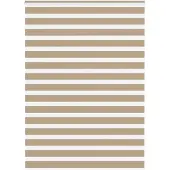 vidaXL Zebra Blind 165x230 cm stofbreedte 160,9 cm polyester zandbruin