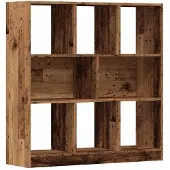 vidaXL Boekenkast 97,5x29,5x100 cm bewerkt hout oud houtkleurig