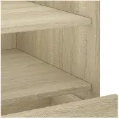vidaXL Nachtkastje 45x50x50 cm bewerkt hout sonoma eikenkleurig