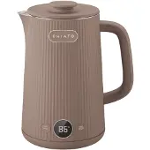 Chiato heatPLAY Groove elektrische waterkoker, 1,7 l – bruin