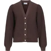 Object Dames Truien & Vesten Objorana L/s Re Knit Cardigan - Bruin - Maat S