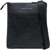 Armani Exchange Platte Schoudertas/Messengerbag, Zwart