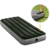 Intex Dura-Beam Standard Downy, eenpersoons luchtbed, rechthoekig, geschikt voor binnen- en buitengebruik