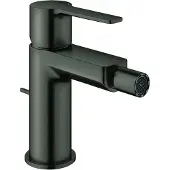 GROHE Bidetmengkraan Lineare New S-Size M/Waste Hard Graphite Geborsteld