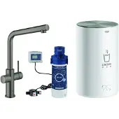 GROHE Red Duo mengkraan en boiler, maat M, kraan met L-vormige uitloop