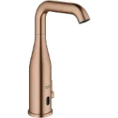 GROHE Essence E infrarood elektronische wastafelmengkraan M-size met menging en instelbare temperatuurbegrenzer, geborsteld warm sunset