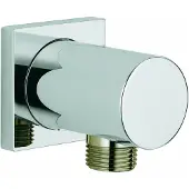 GROHE Rainshower Wandaansluitbocht - vierkante rozet - chroom